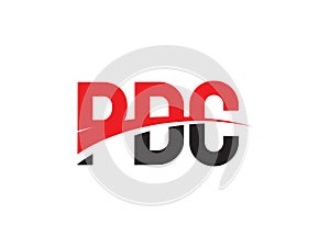 PDC Letter Initial Logo Design Vector Illustration