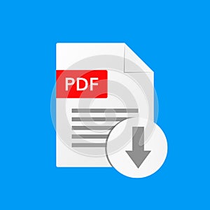 Pdf document vector download pdf file format