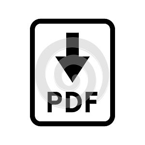 pdf download icon