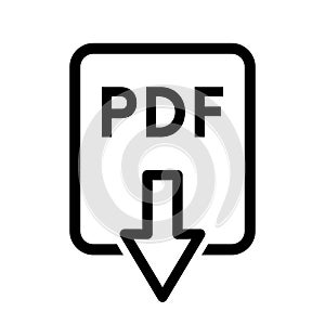 pdf download icon