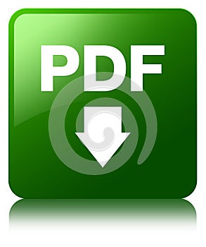 PDF download icon green square button