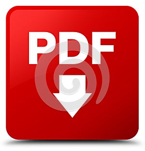 PDF download icon red square button