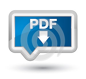 PDF download icon prime blue banner button