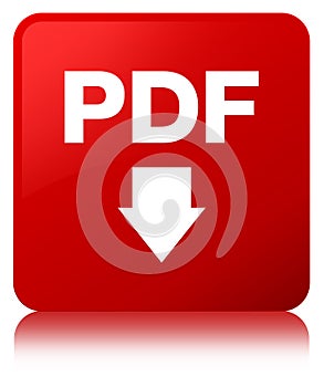PDF download icon red square button