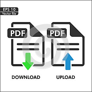 PDF download icon for website