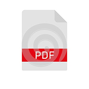 Pdf download square button, eps10 vector illustration