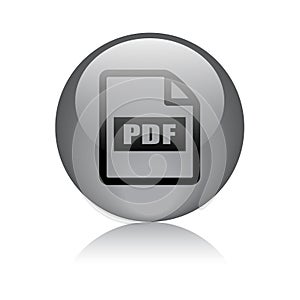 Pdf file format icon