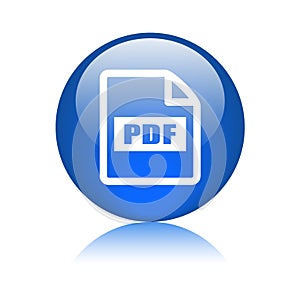 Pdf file format icon