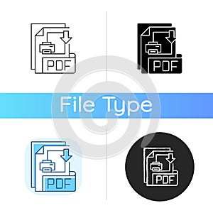 PDF file icon