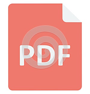 Pdf File Vector Icon that can be easily edit or modified Pdf File Vector Icon that can be easily edit or modified