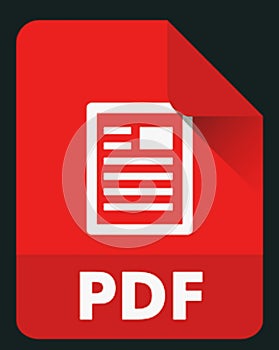 Pdf file Web Icon button And Pdf Template.