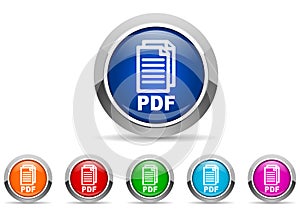 Pdf glossy icons