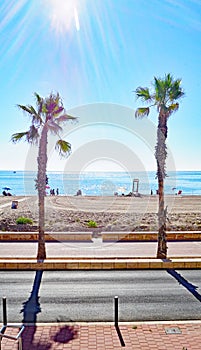 PeÃ±iscola beach, CastellÃ³n, Valencian photo