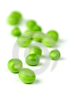 Pea bean isolated on white