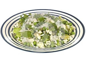 Pea Broad Bean and Asparagus Risotto