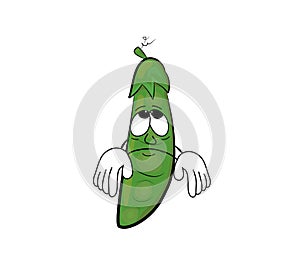 Pea cartoon character