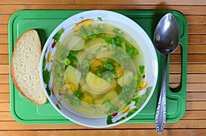 Pea soup photo