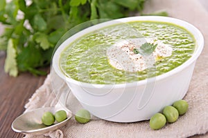 Pea soup