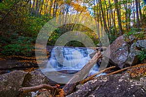 Peace from an Appalachian cascade