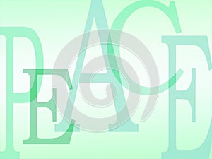 PEACE background letters
