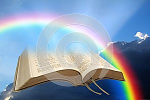 Peace of god rainbow bible