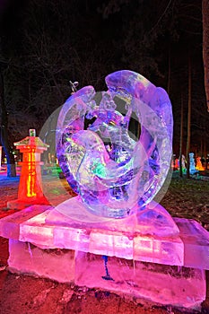 The peace ice-lantern festival