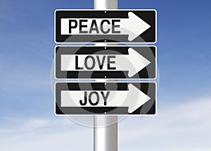 Peace, Love and Joy