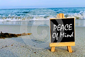 Peace of Mind concept