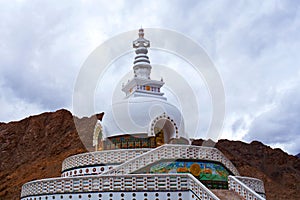 Peace Pagoda in Leh, India