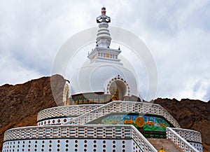Peace Pagoda in Leh, India