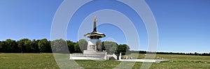 Peace pagoda panorama milton keynes park photo