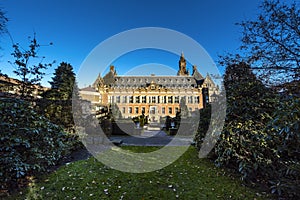 Peace Palace backyard