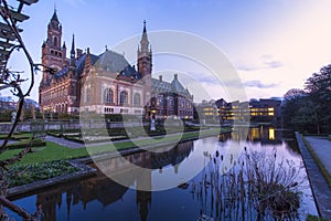 Peace Palace at Blue hours photo