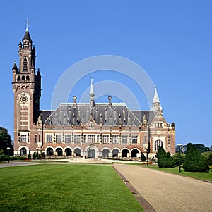 The Peace Palace in The Hague( Holland)