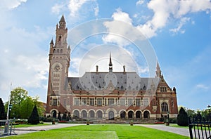 Peace Palace in The Hague, Holland