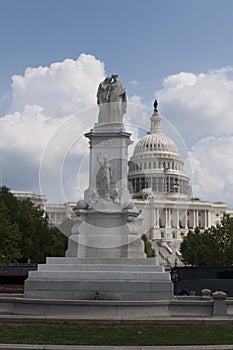 Peace Park and the United States Capital Building