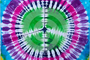 Peace sign tie dye pattern abstract background