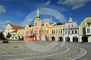 Peace square in Melnik