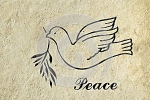 Peace Stone Etching