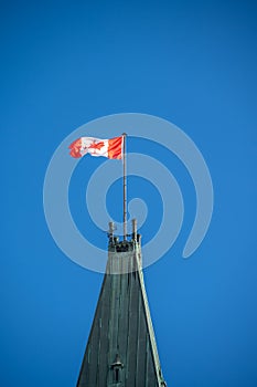 Peace tower on the Centre Block of the Parliament