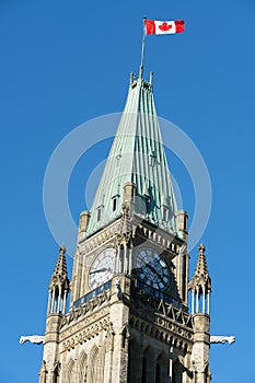 Peace Tower on Parliament Hill