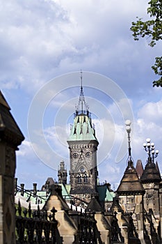 The Peace Tower On Parliament Hill, Ottawa