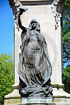 Peace or Victory statue, Burton upon Trent.
