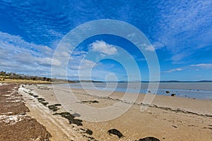 Peaceful afternoon at Dunalley Beach, Frederic Henry Bay, east c photo