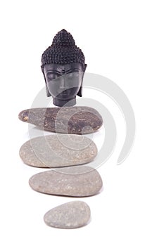 A peaceful Buddha statue