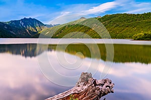 Peaceful Coldwater Lake On A  Beautiful Spring Day