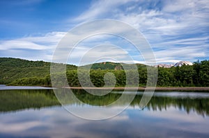 Peaceful Coldwater Lake On A  Beautiful Spring Day