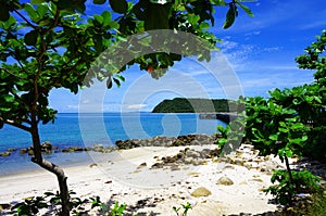 Peaceful corner on the beach photo