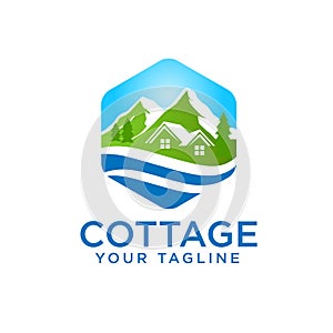 Peaceful Cottage logo design