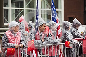 A peaceful demonstration of Chinese activists in Washington